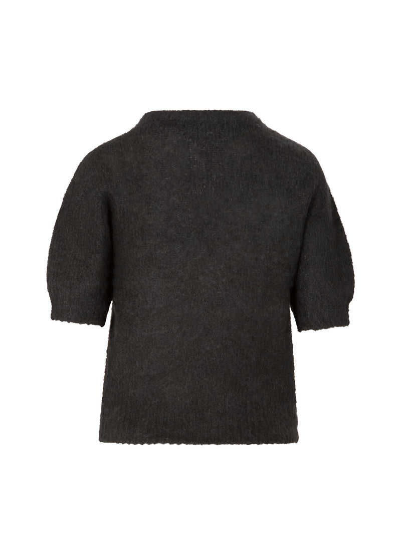 Coster Copenhagen KORTÆRMET STRIK I ALPAKA Knitwear Black - 100