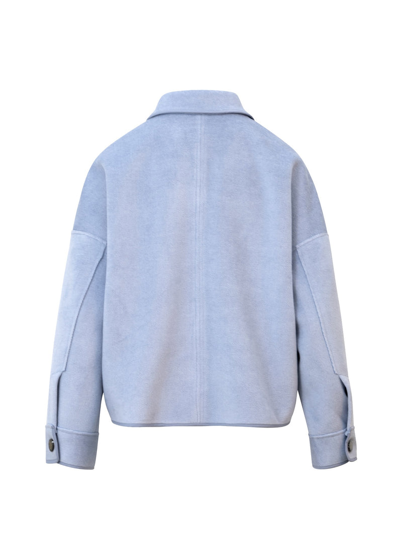 Coster Copenhagen KORT ULDJAKKE Outerwear Dusty fog blue - 546