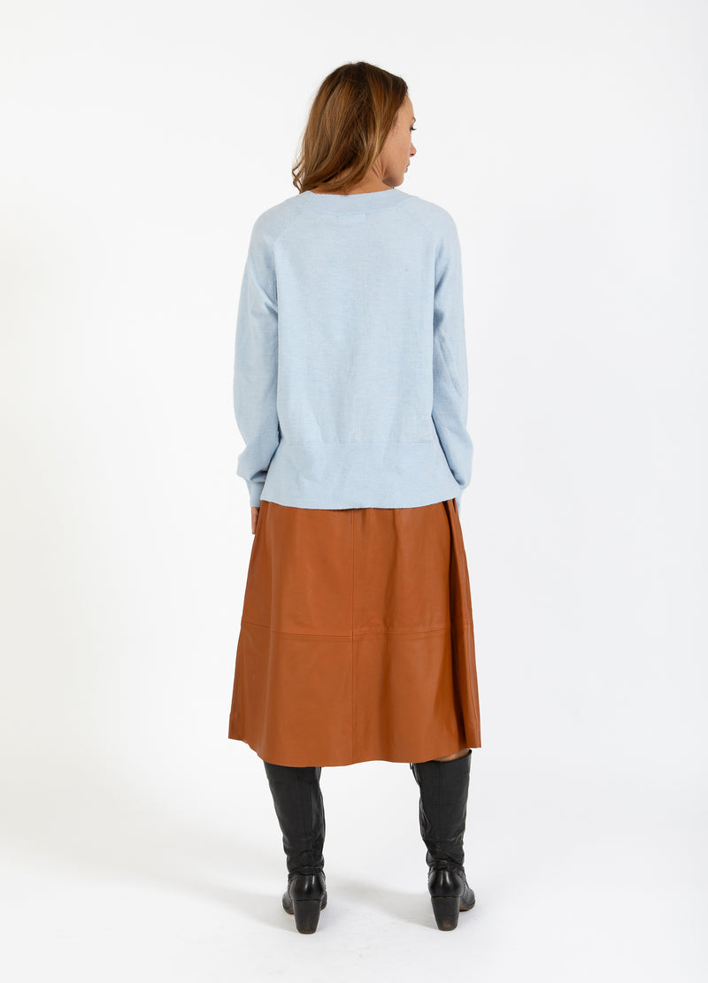 Coster Copenhagen LÆDERNEDERDEL Skirt Cognac brown - 397