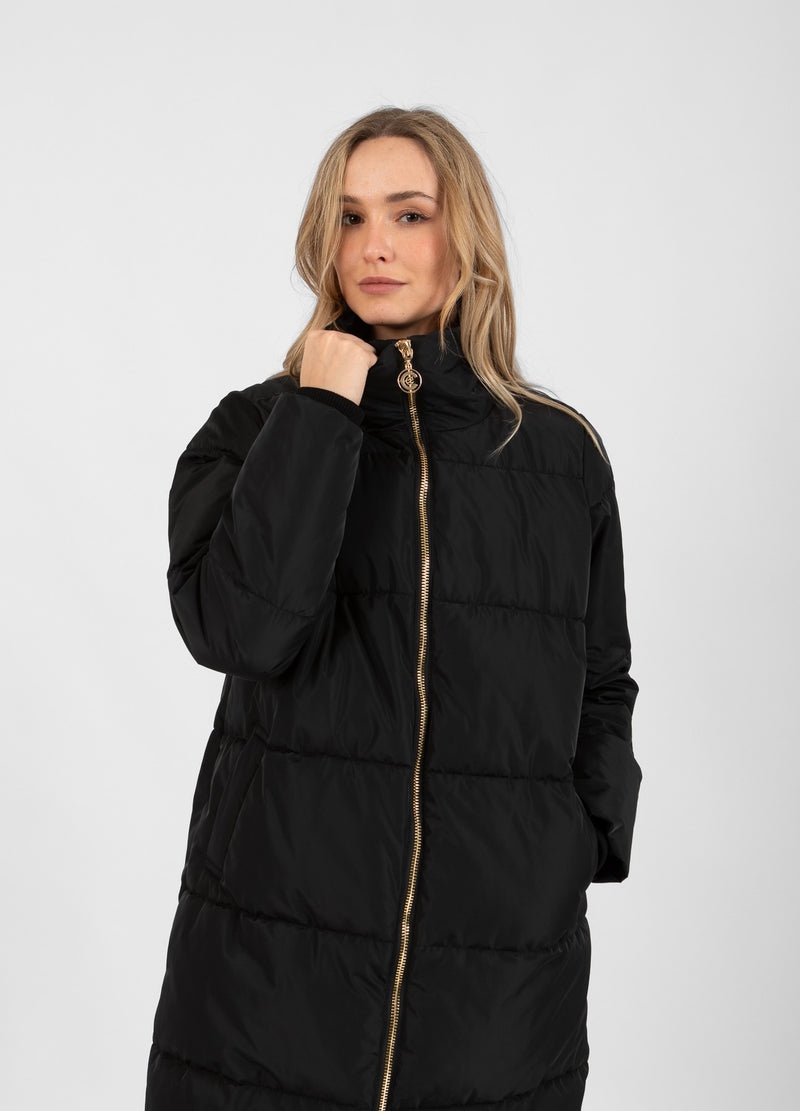 Coster Copenhagen  LANG PUFFERJAKKE Outerwear Black - 100