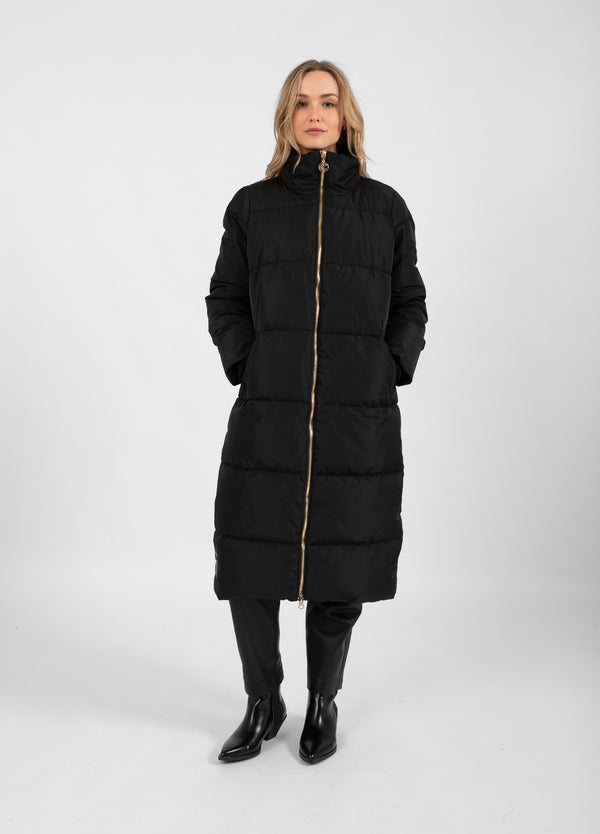 Coster Copenhagen  LANG PUFFERJAKKE Outerwear Black - 100