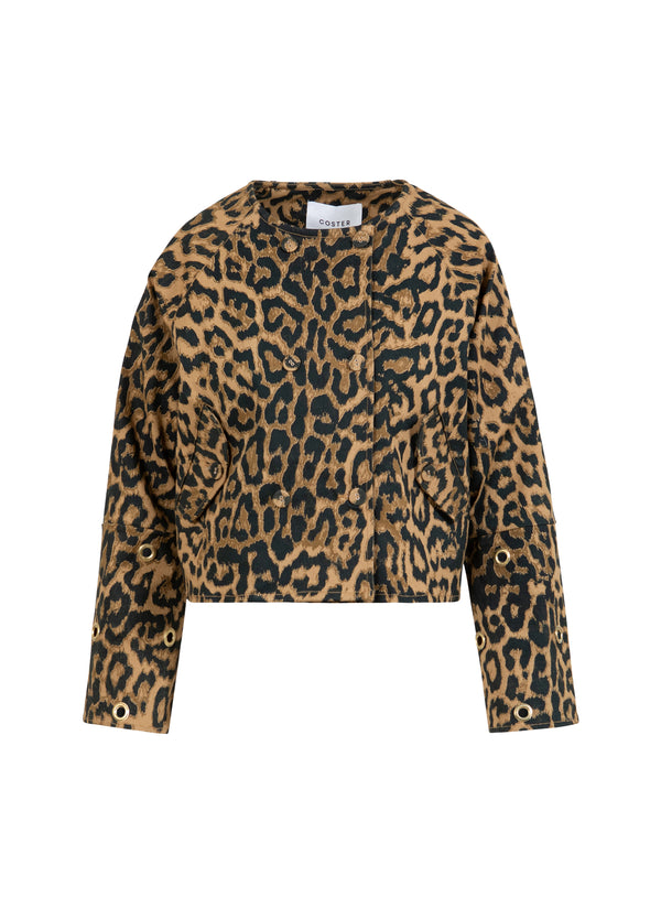 Coster Copenhagen LEO JAKKE Outerwear Big leo print - 987