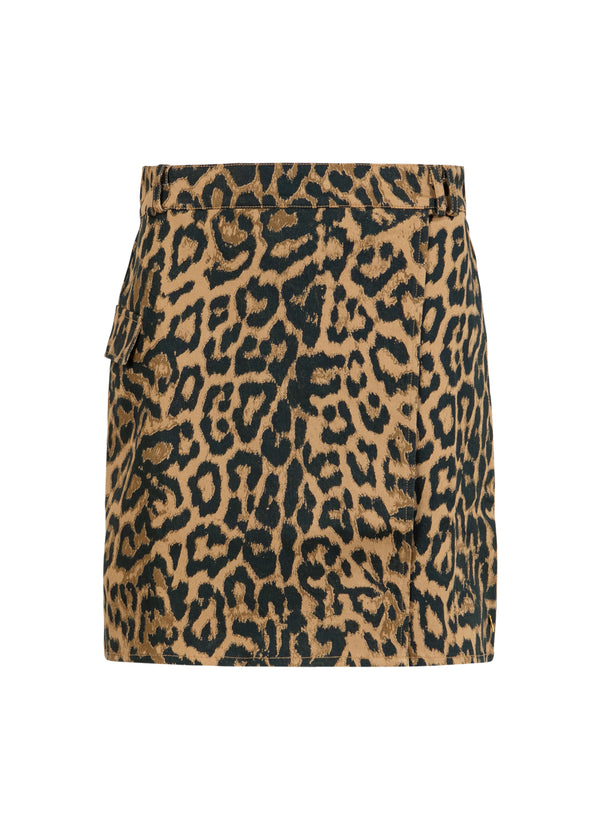 Coster Copenhagen LEO NEDERDEL Skirt Big leo print - 987