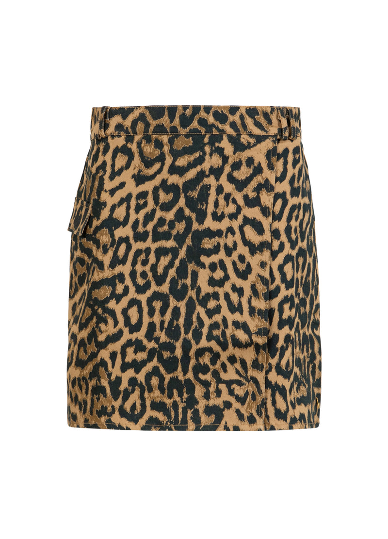 Coster Copenhagen LEO NEDERDEL Skirt Big leo print - 987