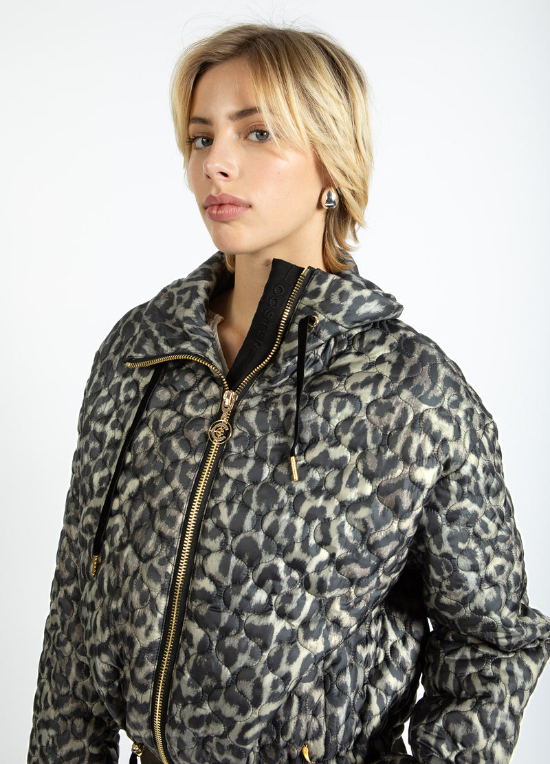 Coster Copenhagen LEO PUFFER JAKKE Outerwear Leo print - 919