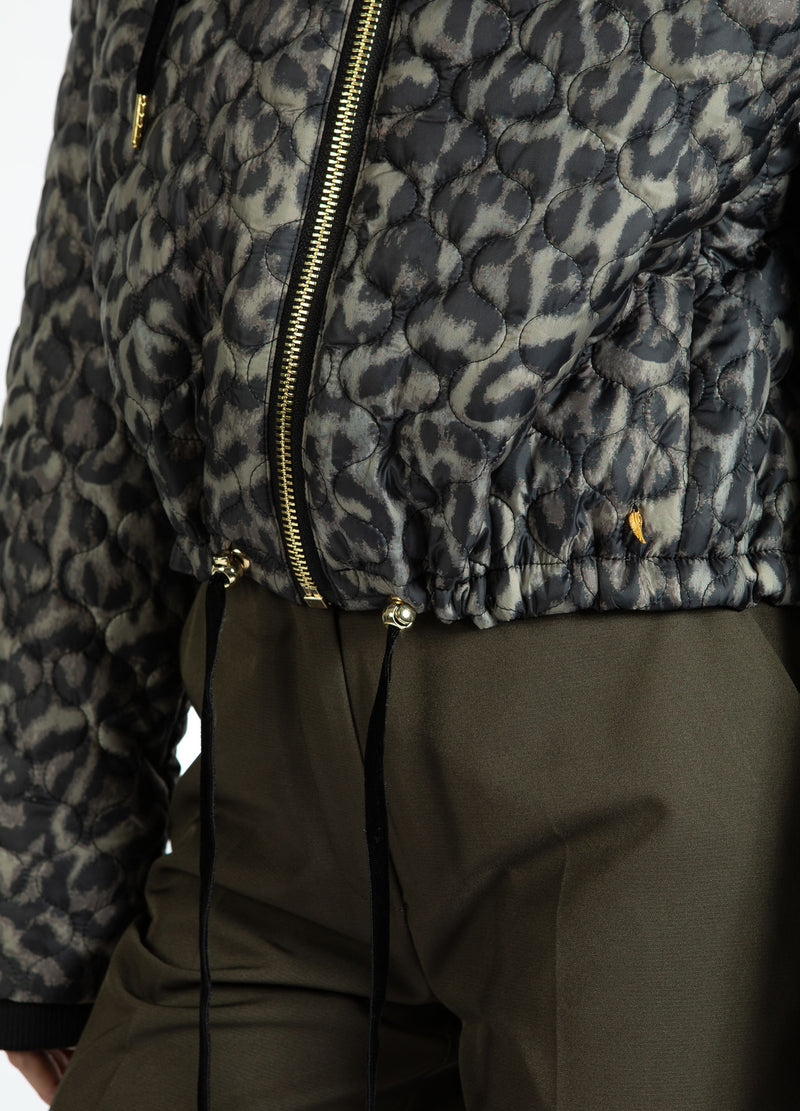 Coster Copenhagen LEO PUFFER JAKKE Outerwear Leo print - 919