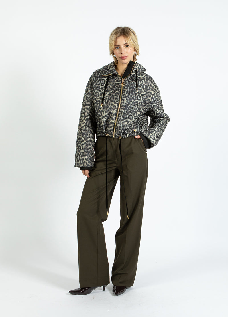 Coster Copenhagen LEO PUFFER JAKKE Outerwear Leo print - 919