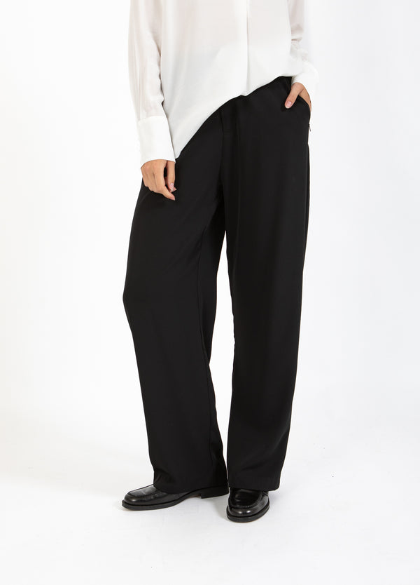 Coster Copenhagen LØSE BUKSER - PETRA FIT Pants Black - 100