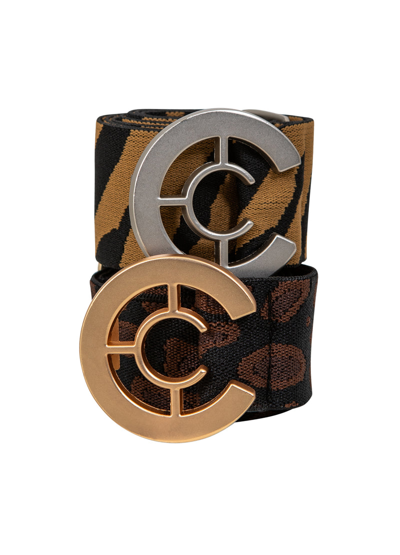 Coster Copenhagen LOGOBÆLTE Accessories Dark leo print - 900