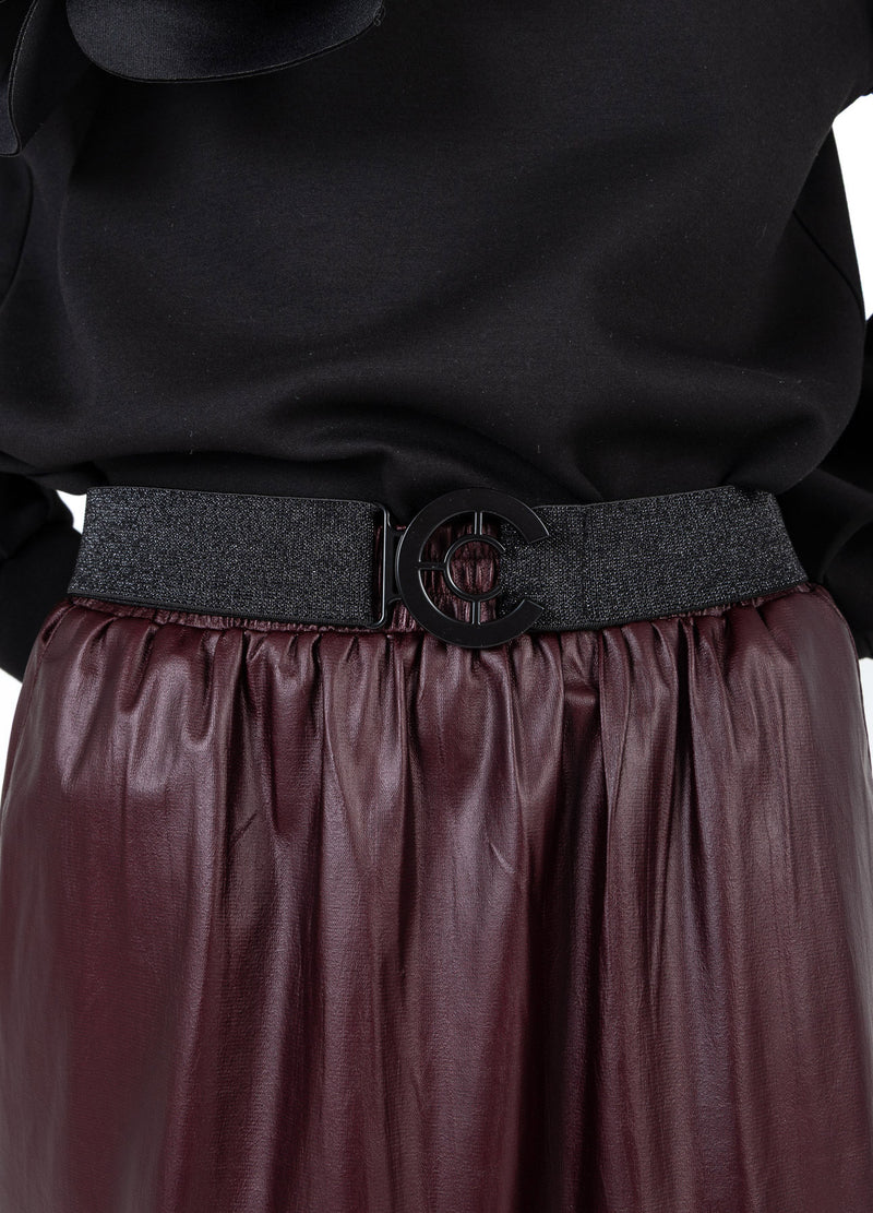 Coster Copenhagen LOGO ELASTIK BÆLTE Accessories Black lurex - 100