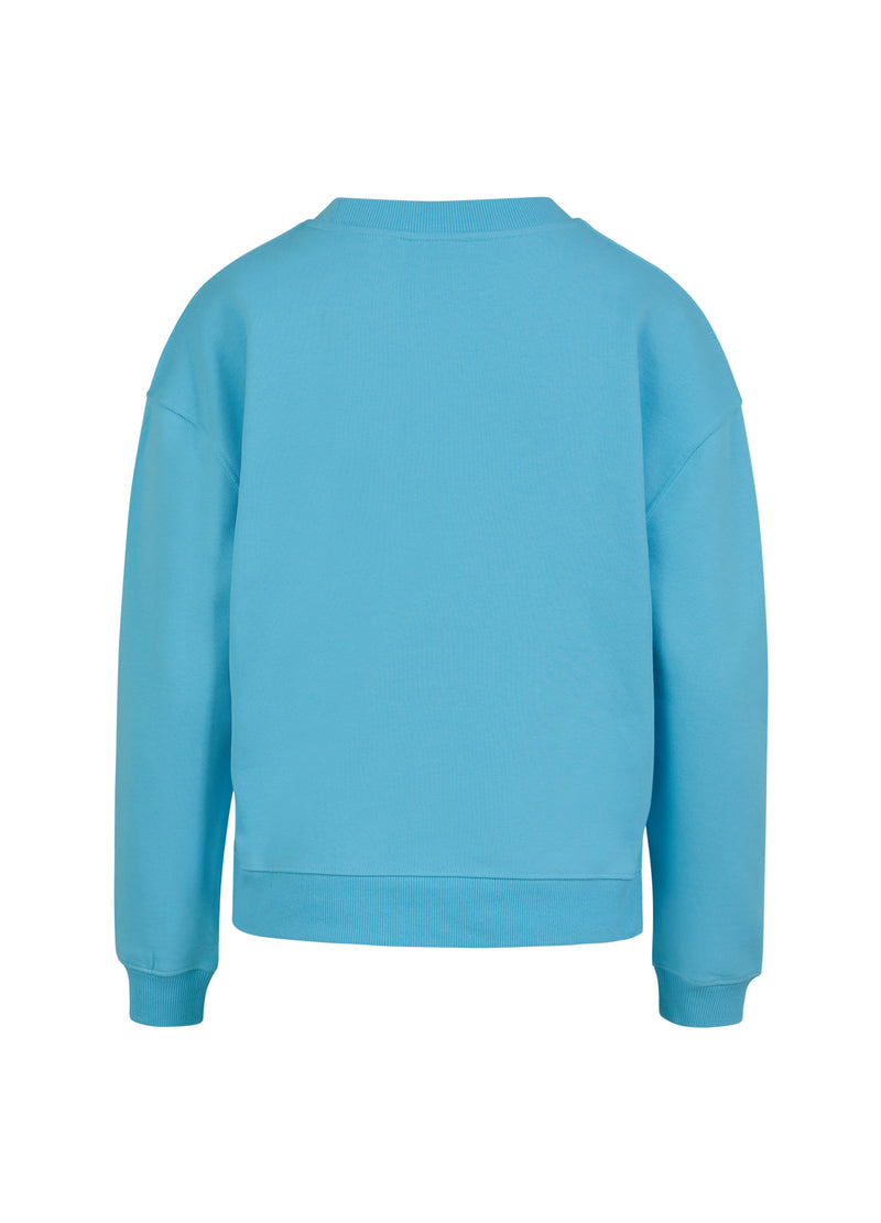 Coster Copenhagen LOGO SWEATSHIRT Shirt/Blouse Aqua blue - 585