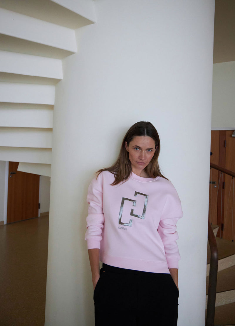 Coster Copenhagen  LOGO SWEATSHIRT Shirt/Blouse Powder rose - 686