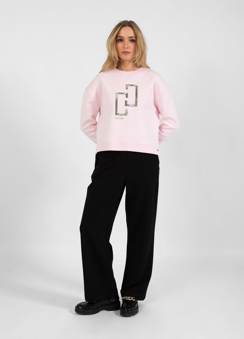 Coster Copenhagen  LOGO SWEATSHIRT Shirt/Blouse Powder rose - 686