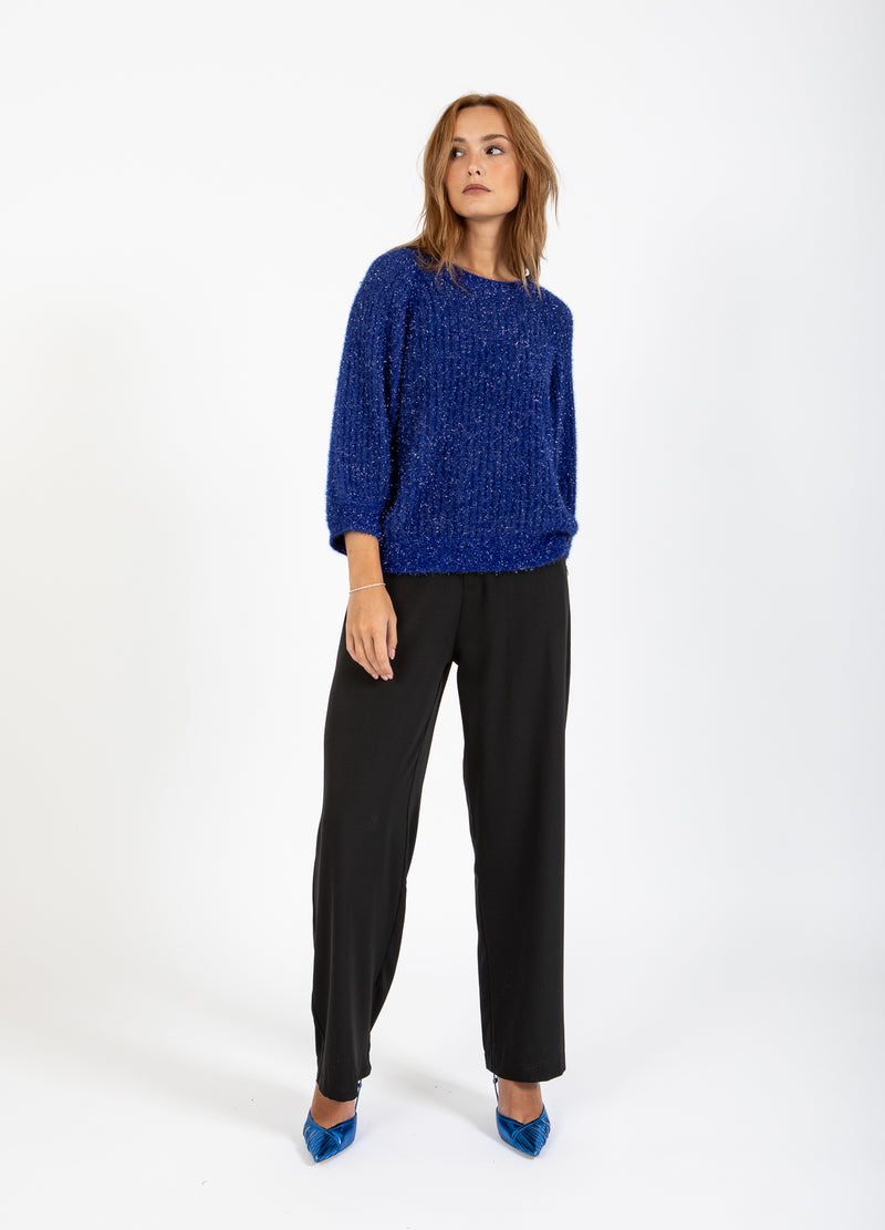 Coster Copenhagen LUREX STRIK Knitwear Rich blue - 583