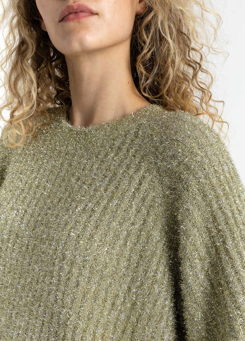 Coster Copenhagen LUREX STRIK Knitwear Champagne - 299