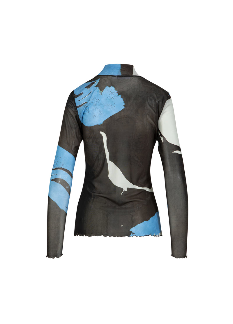 Coster Copenhagen MESH BLUSE Shirt/Blouse Shadow graphic print - 955