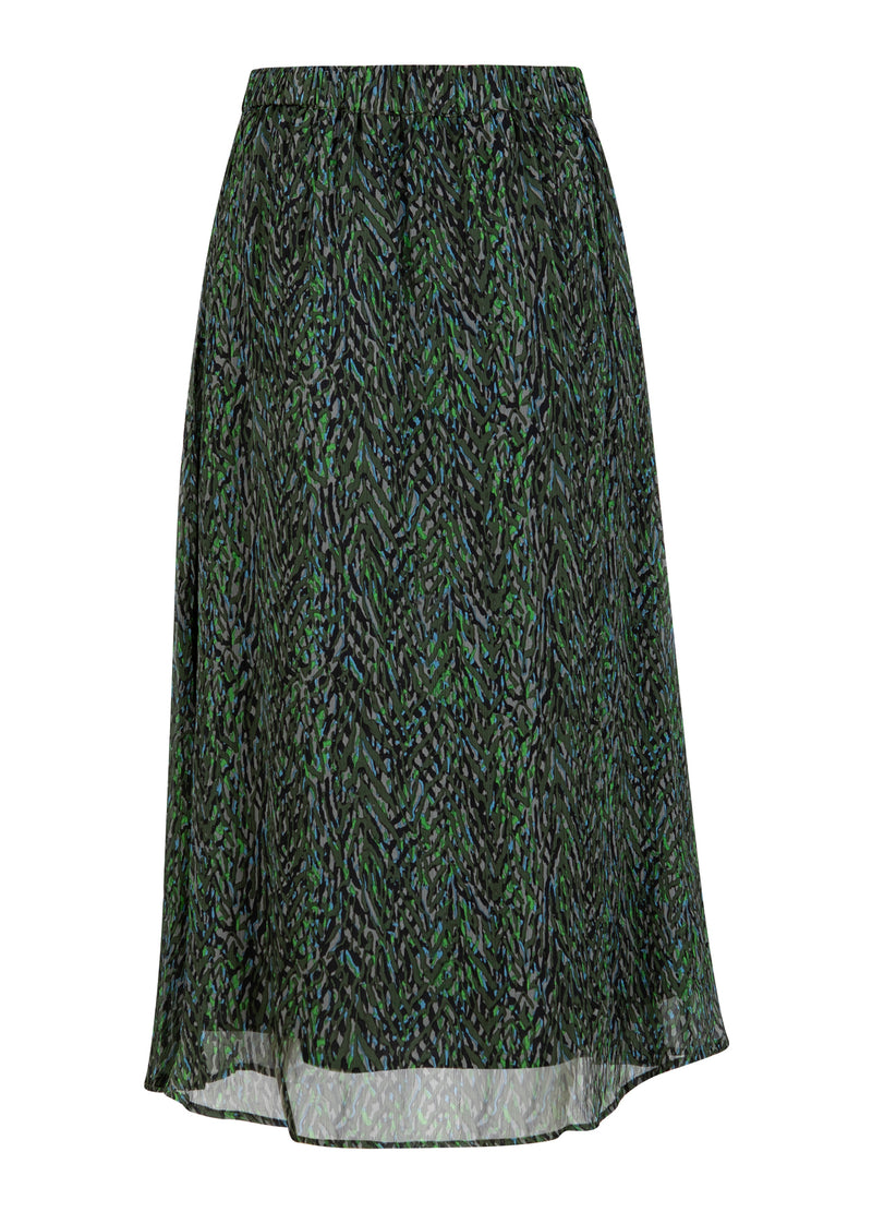 Coster Copenhagen NEDERDEL I FIRESTORMS PRINT Skirt