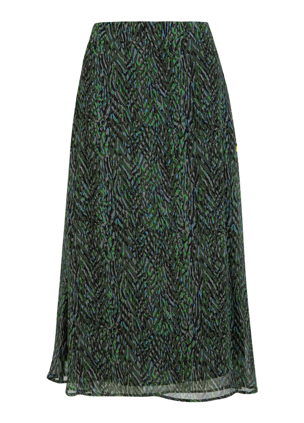 Coster Copenhagen NEDERDEL I FIRESTORMS PRINT Skirt Firestorm print - 975