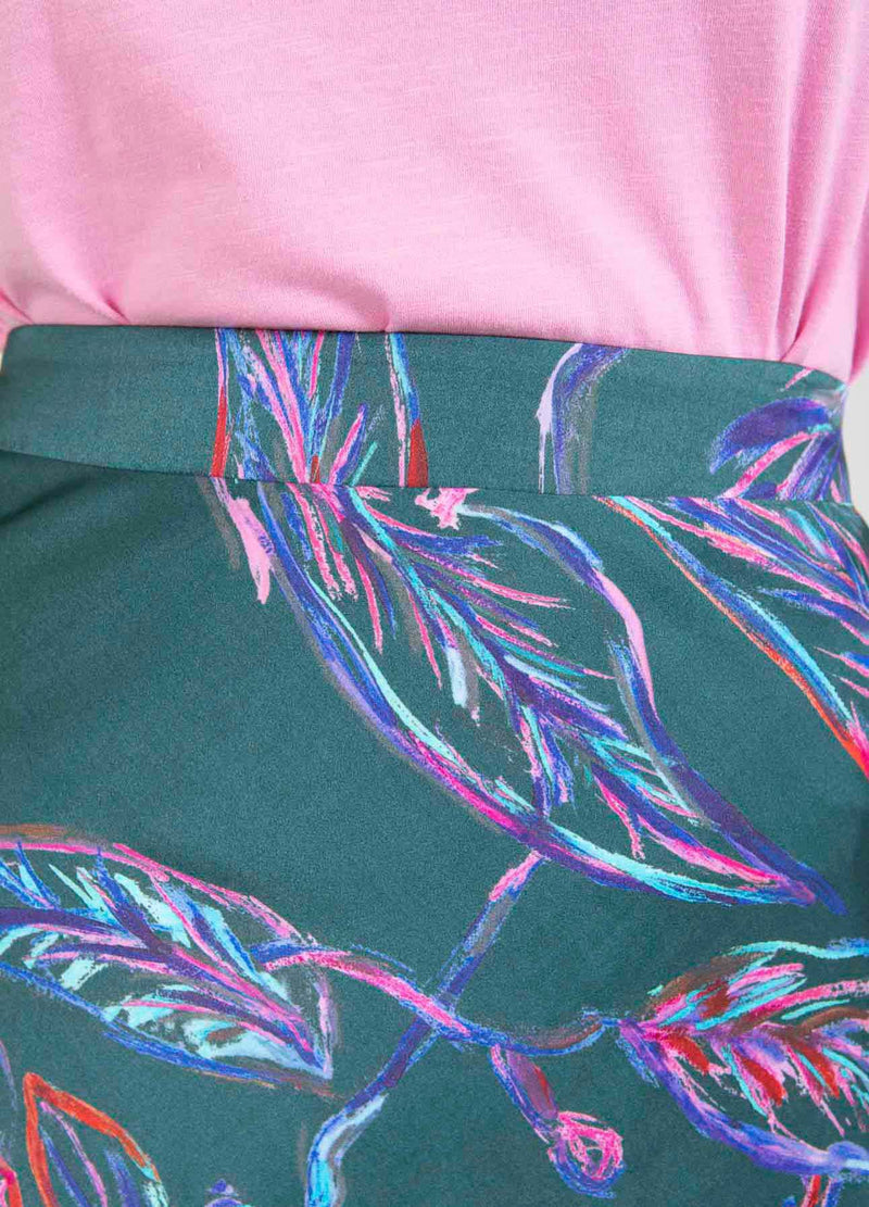 Coster Copenhagen NEDERDEL I MULTI LEAVES PRINT Skirt Multi leaves print - 939