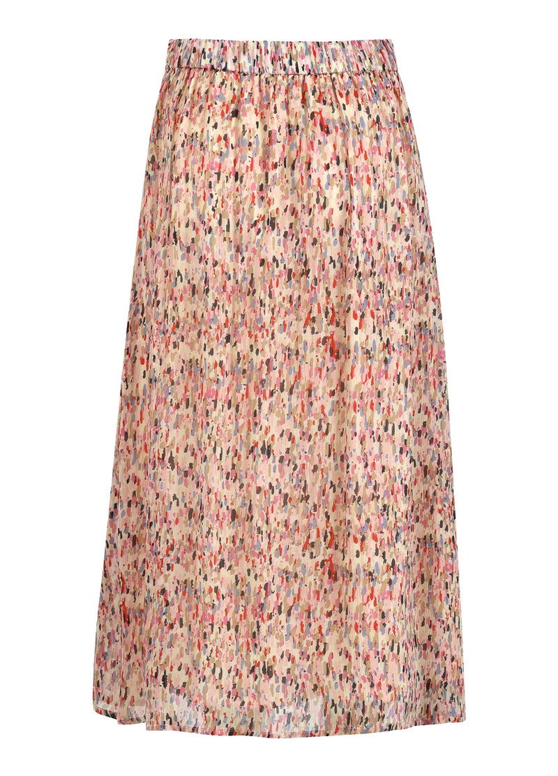 Coster Copenhagen NEDERDEL I MULTI SPLASH PRINT Skirt Multi splash print - 974