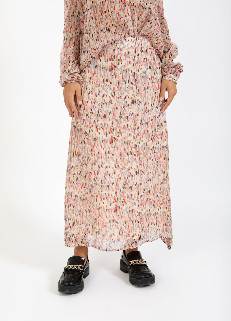 Coster Copenhagen NEDERDEL I MULTI SPLASH PRINT Skirt Multi splash print - 974