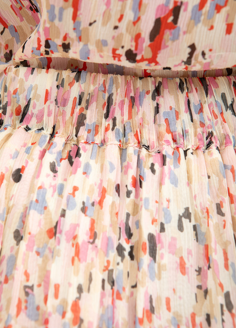 Coster Copenhagen NEDERDEL I MULTI SPLASH PRINT Skirt Multi splash print - 974