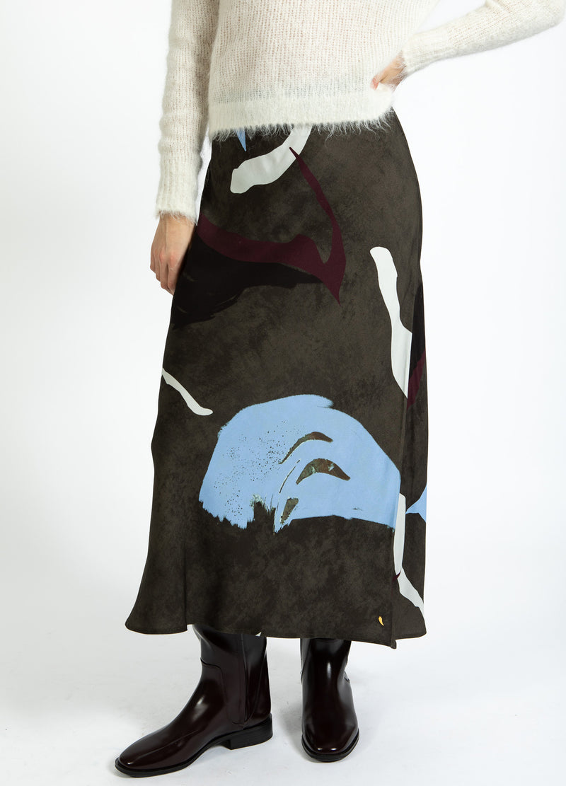 Coster Copenhagen NEDERDEL I SHADOW GRAPHIC PRINT Skirt