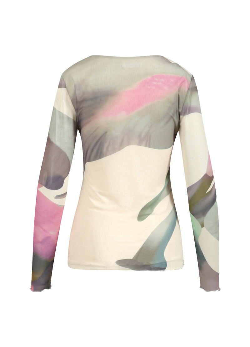 Coster Copenhagen NETTETOP I LIQUID FLOWER PRINT Shirt/Blouse Liquid flower print - 926