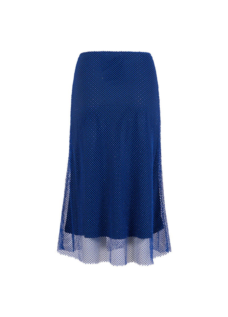 Coster Copenhagen NET NEDERDEL Skirt Rich blue - 583