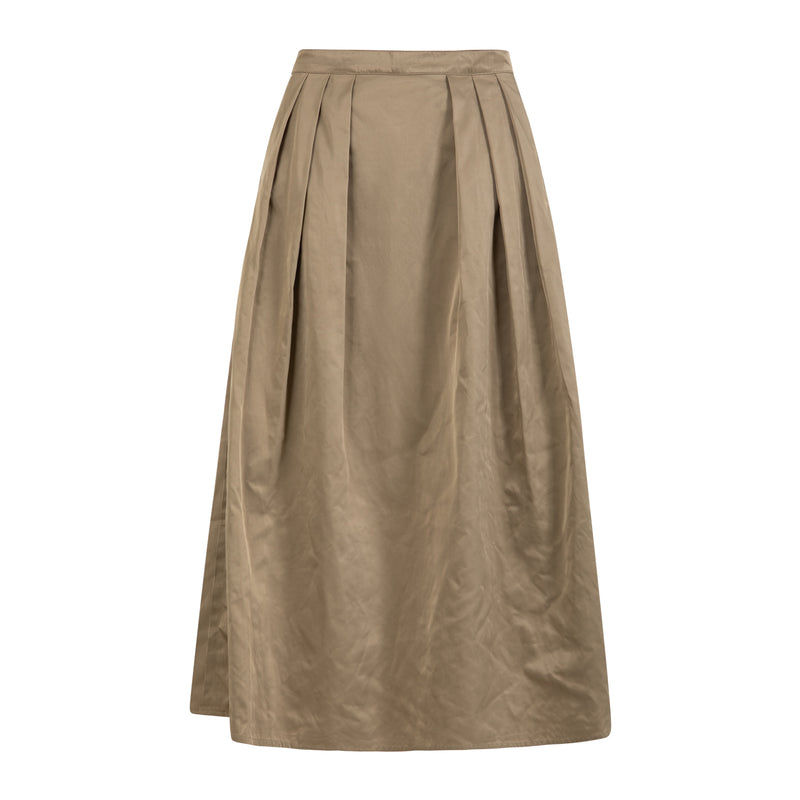 Coster Copenhagen NYLON NEDERDEL Skirt Taupe sand - 393