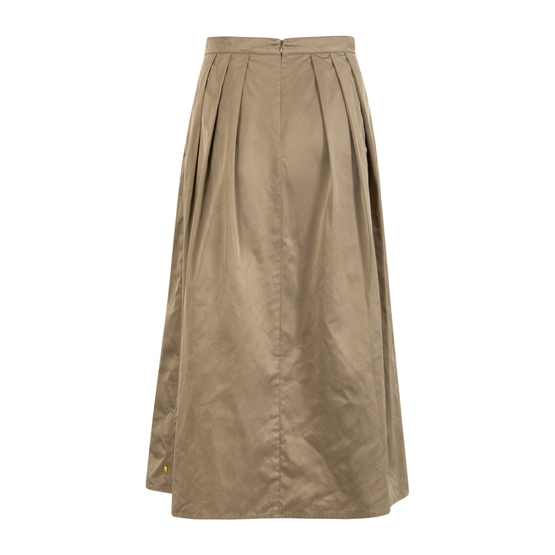 Coster Copenhagen NYLON NEDERDEL Skirt Taupe sand - 393