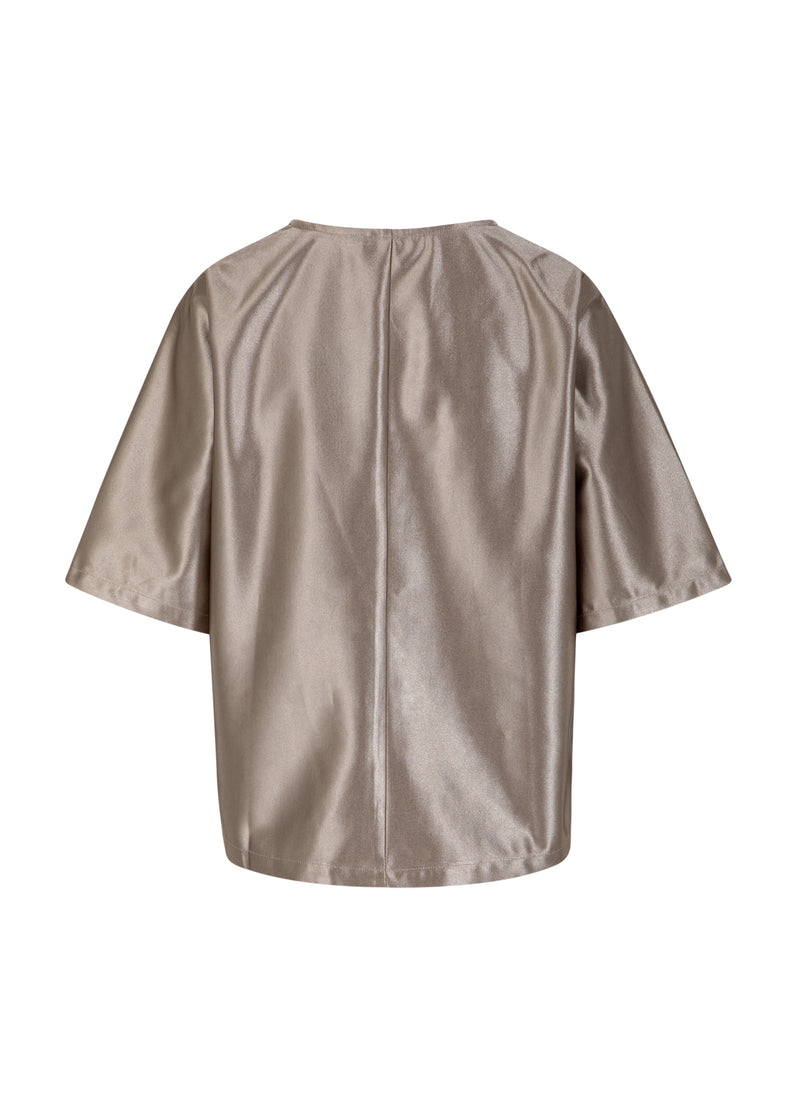 Coster Copenhagen OVERSIZED GLIMMER T-SHIRT Shirt/Blouse Champagne - 299