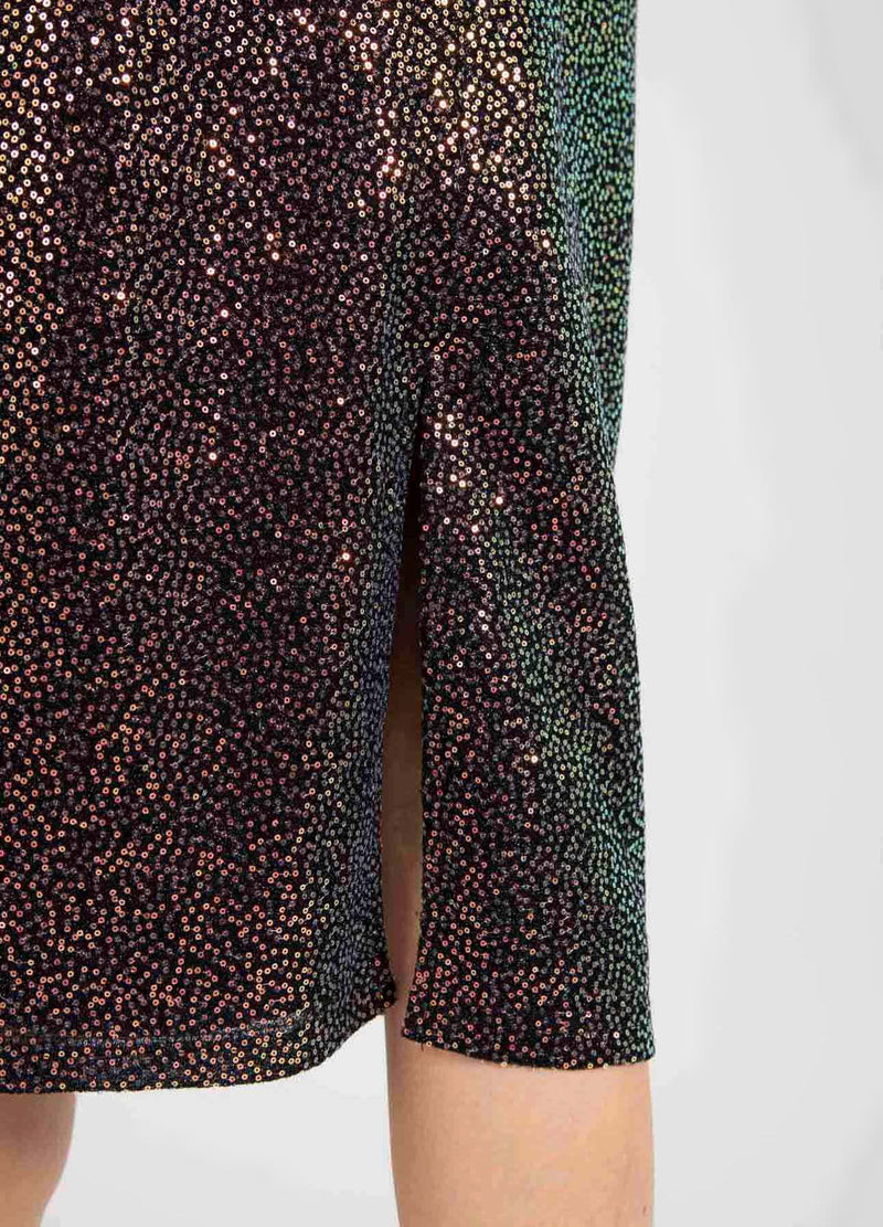 Coster Copenhagen PAILLET NEDERDEL MED BLONDE Skirt Multi color sequins - 942