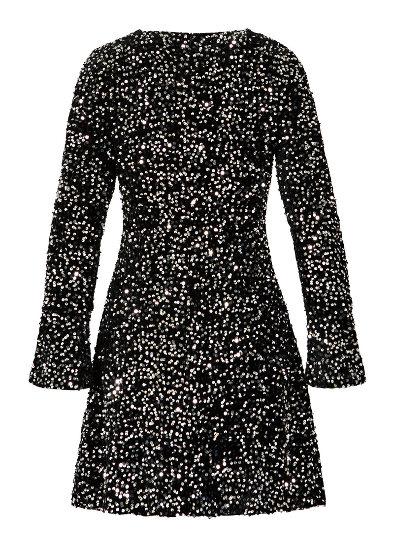 Coster Copenhagen PALETKJOLE Kjole Black/ silver - 184