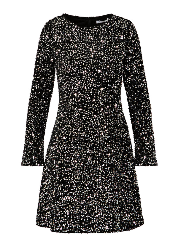 Coster Copenhagen PALETKJOLE Kjole Black/ silver - 184