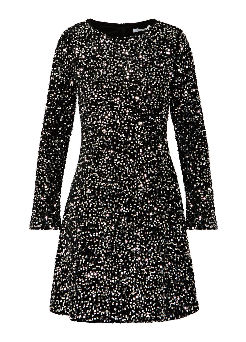 Coster Copenhagen PALETKJOLE Kjole Black/ silver - 184