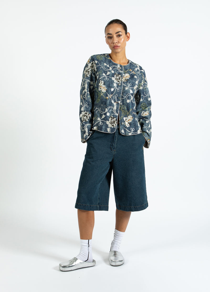 Coster Copenhagen PALLIET DENIM JAKKE Blazer Denim sequins - 594