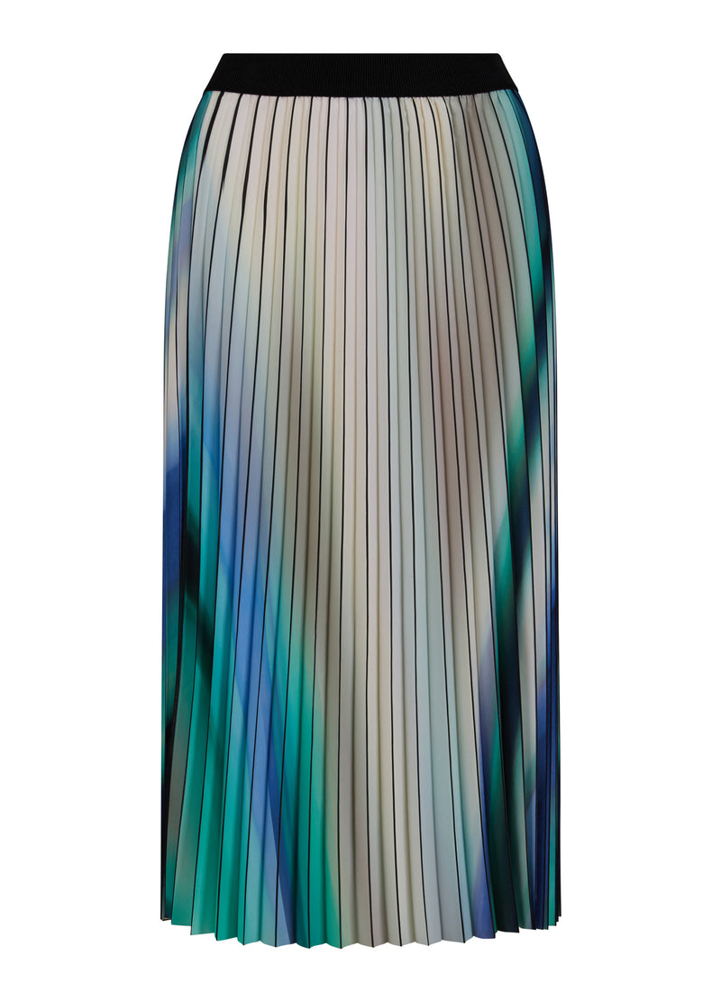 Coster Copenhagen PLISSERET NEDERDEL MED PRINT Skirt Gradiant Print - 946