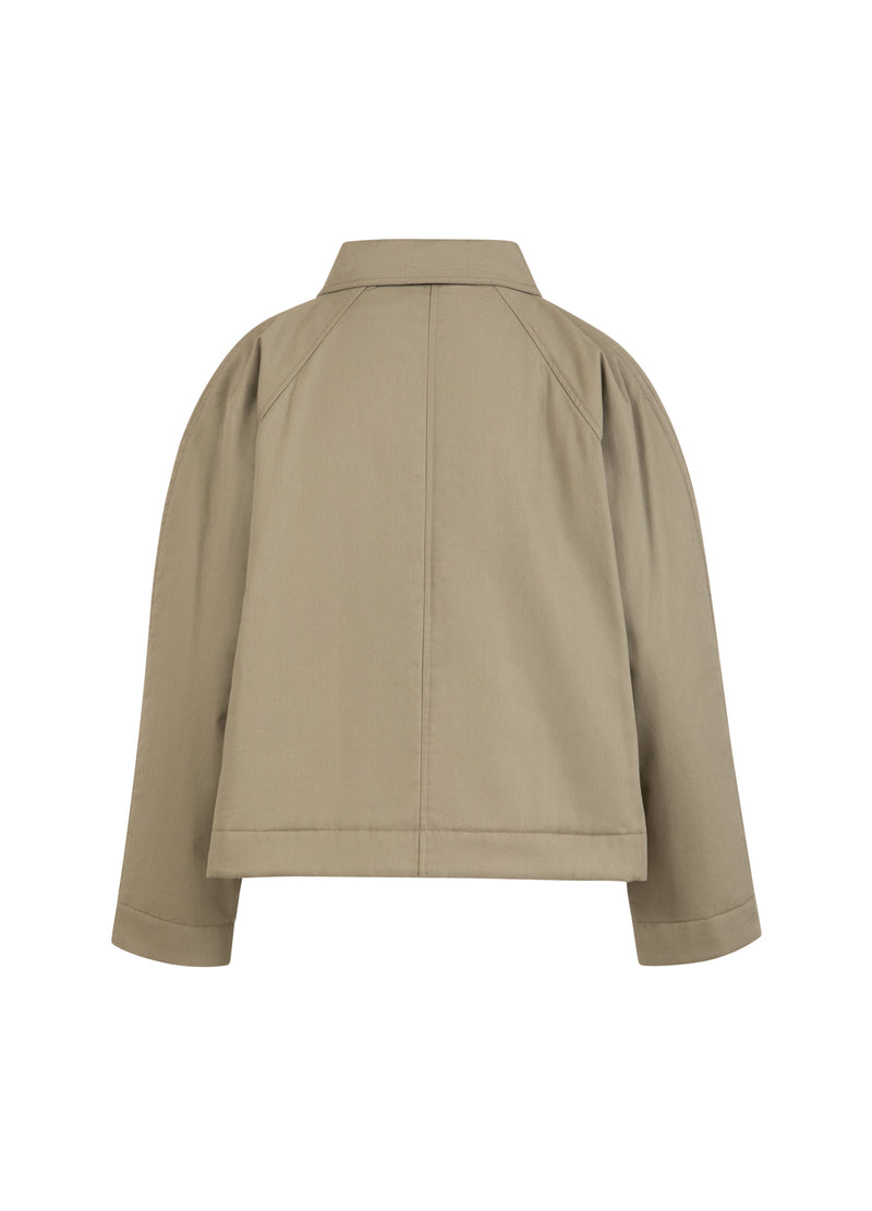 Coster Copenhagen POLSTRET MILITÆRJAKKE Outerwear Hunter Green - 486