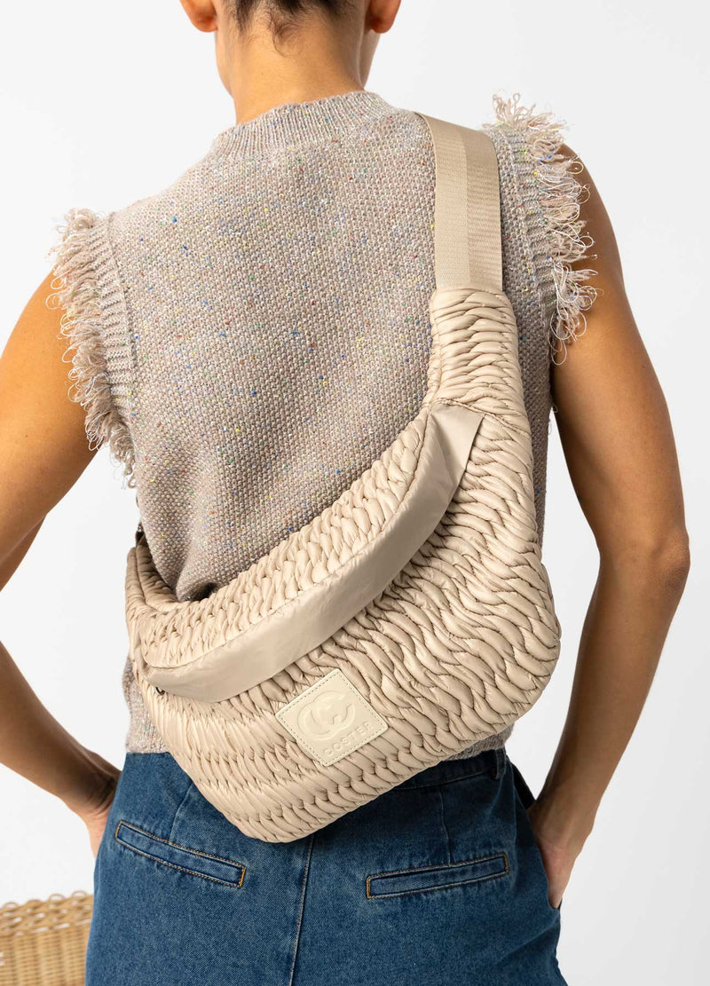 Coster Copenhagen QUILTET BÆLTETASKE Accessories Creme - 241