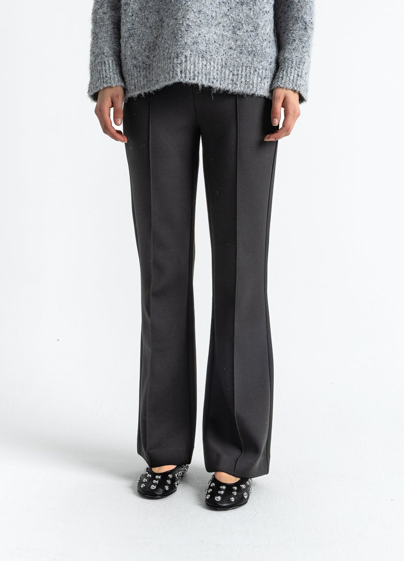 Coster Copenhagen SCUBA BUKSER - MYNTE FIT Pants Black - 100