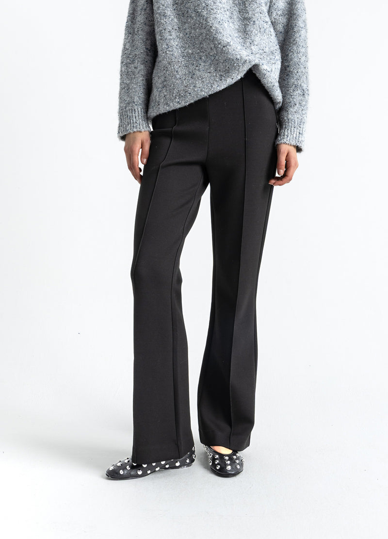 Coster Copenhagen SCUBA BUKSER - MYNTE FIT Pants Black - 100