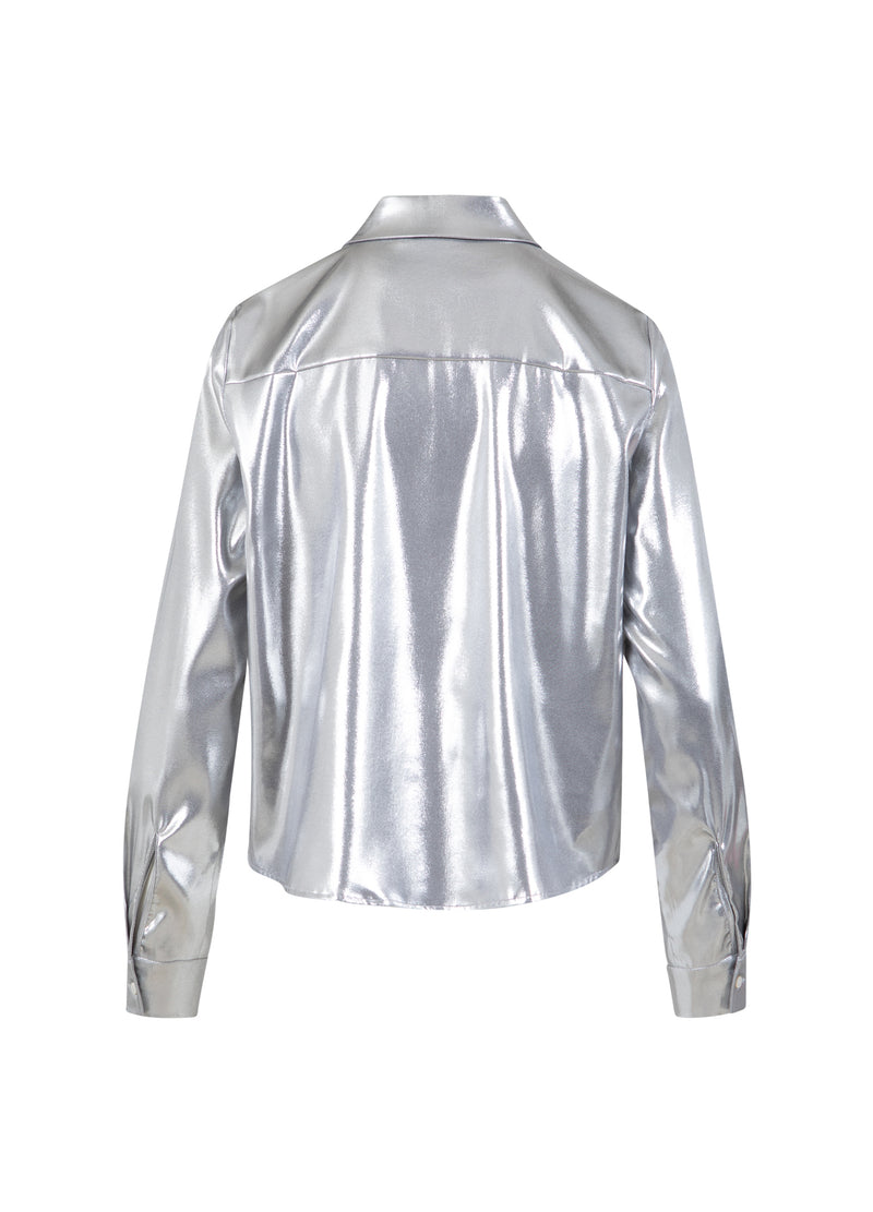 Coster Copenhagen SHIMMER SKJORTE Shirt/Blouse Silver - 211