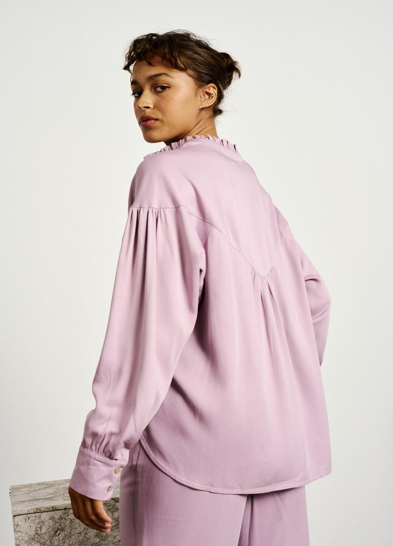 Coster Copenhagen SKJORTE I ECOVERO LENZING VISKOSE Shirt/Blouse Dusty purple - 855