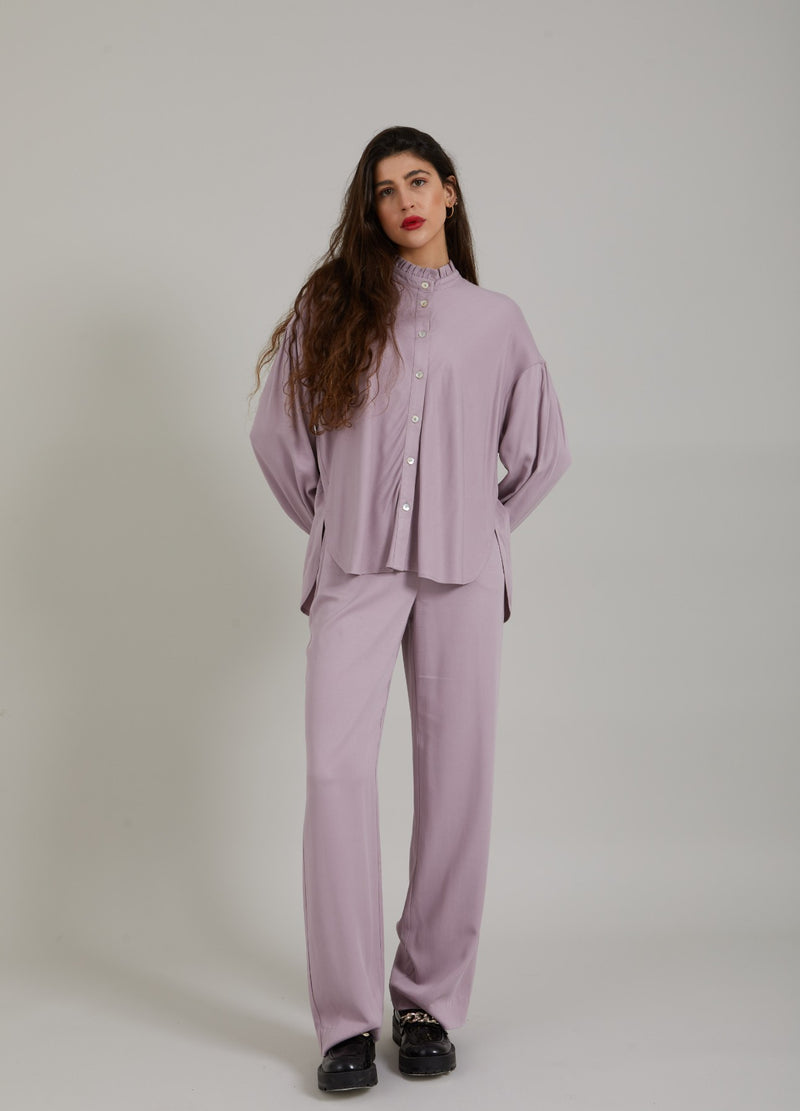 Coster Copenhagen SKJORTE I ECOVERO LENZING VISKOSE Shirt/Blouse Dusty purple - 855