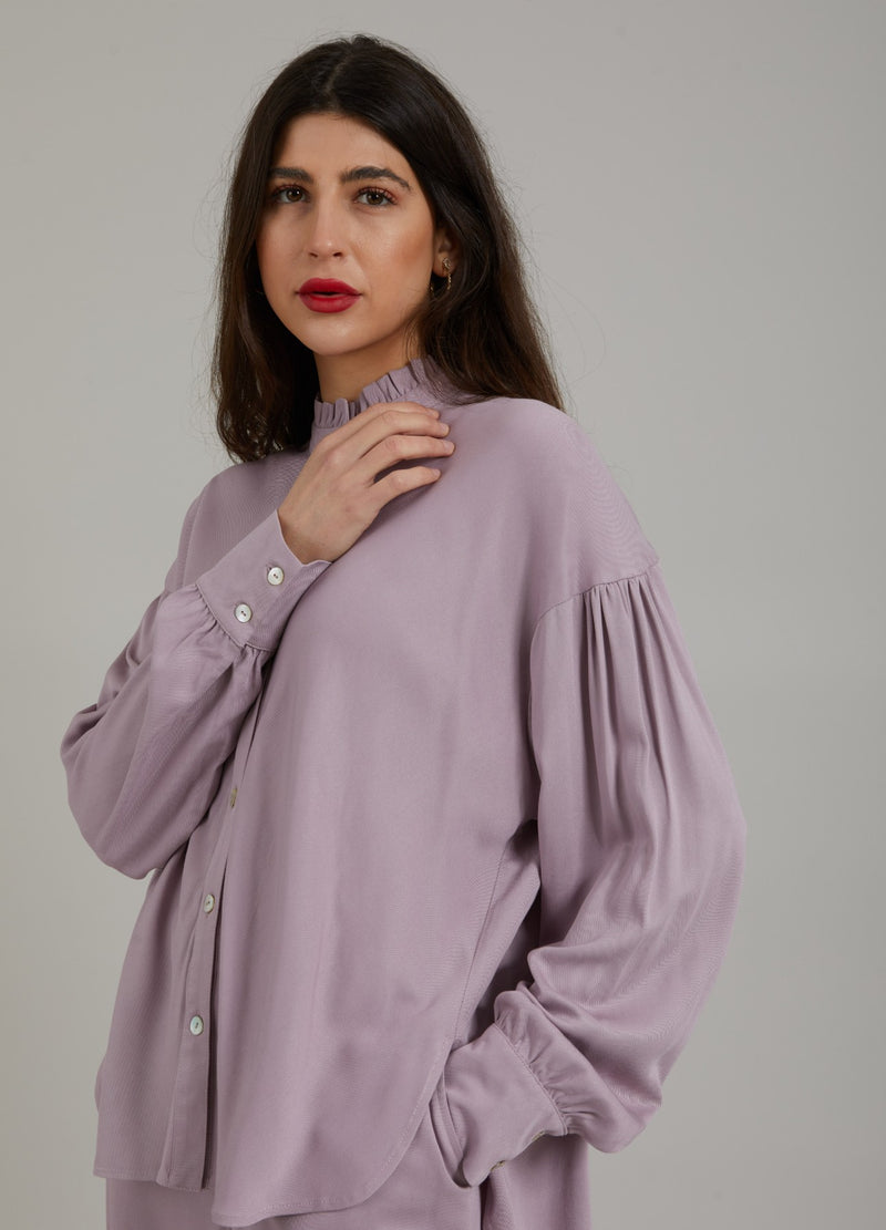 Coster Copenhagen SKJORTE I ECOVERO LENZING VISKOSE Shirt/Blouse Dusty purple - 855
