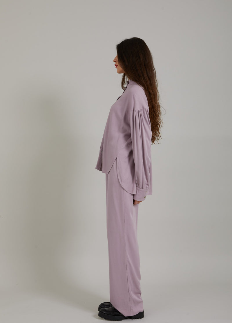 Coster Copenhagen SKJORTE I ECOVERO LENZING VISKOSE Shirt/Blouse Dusty purple - 855
