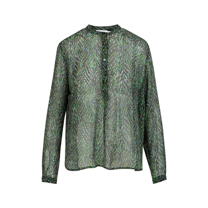 Coster Copenhagen SKJORTE I FIRESTORM PRINT Shirt/Blouse