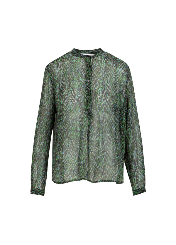 Coster Copenhagen SKJORTE I FIRESTORM PRINT Shirt/Blouse Firestorm print - 975