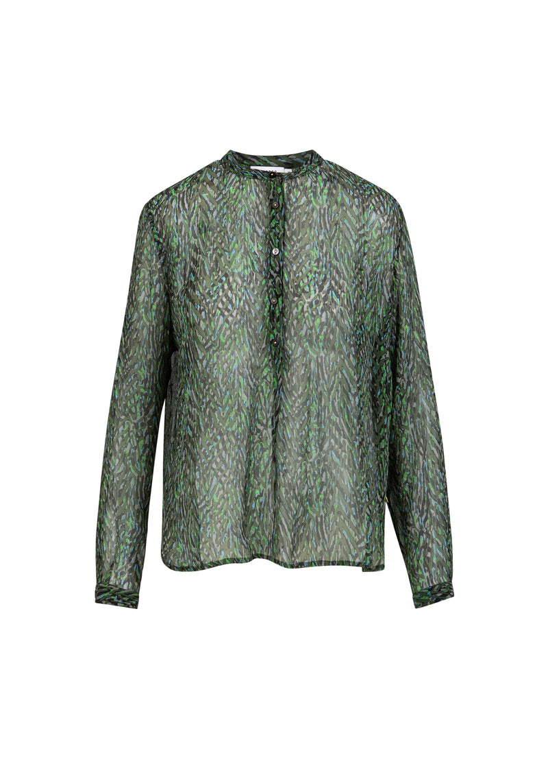 Coster Copenhagen SKJORTE I FIRESTORM PRINT Shirt/Blouse Firestorm print - 975